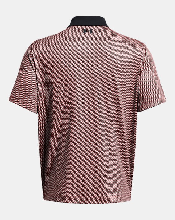 เสื้อโปโล UA Performance 3.0 Printed สำหรับผู้ชาย in Pink image number 4